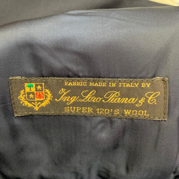 J.CREW Size 36 Short Ludlow Navy Wool Slim Fit Notch Lapel Suit - Picture 9 of 13